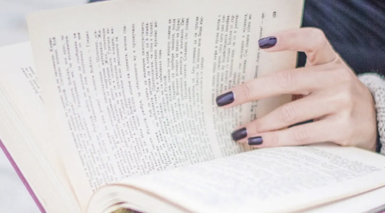 woman reading