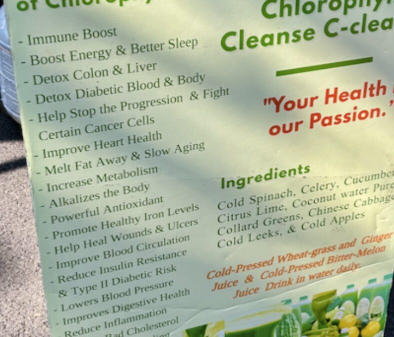 Cholorphyl cleanse scam