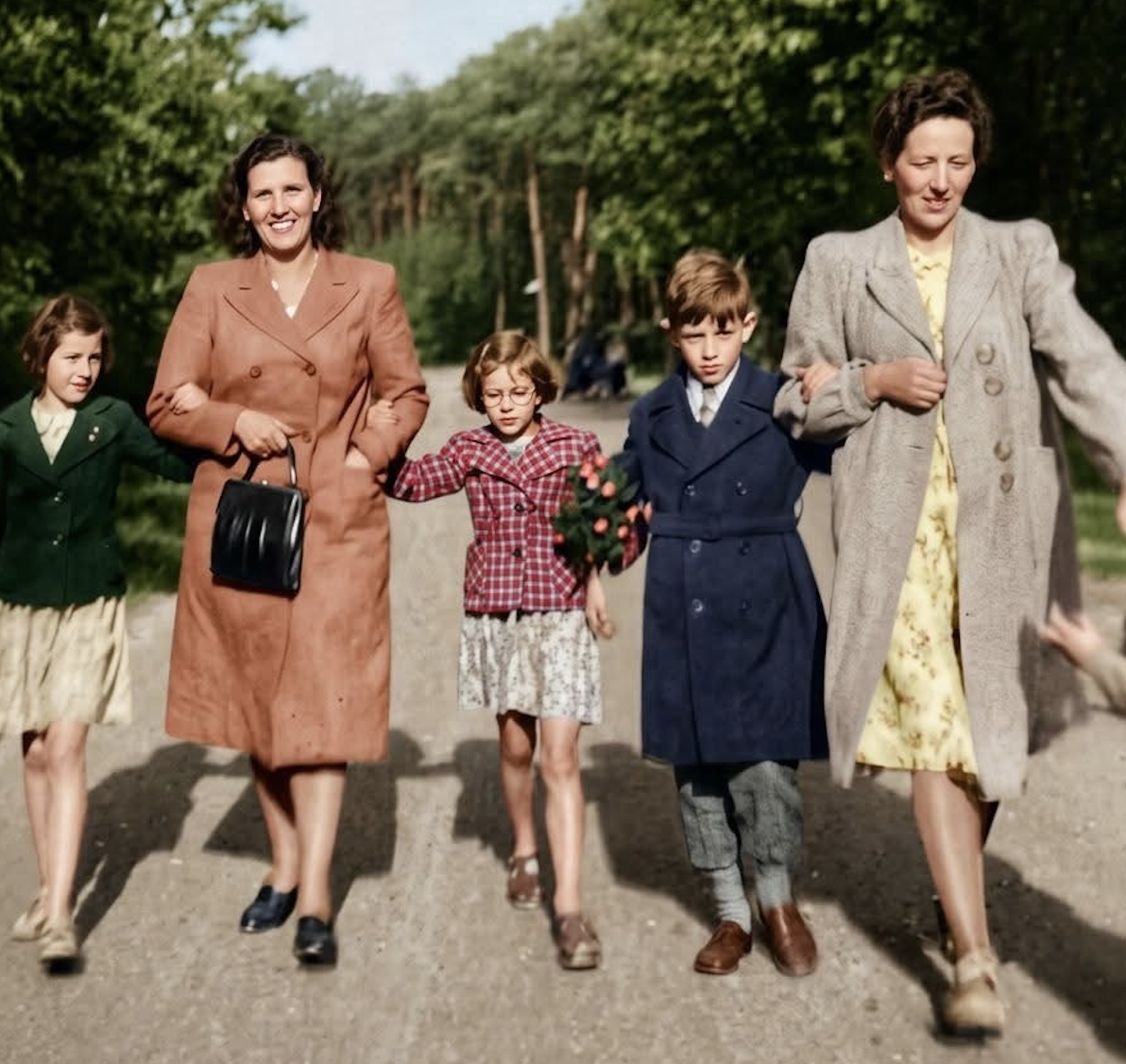 Esther Wallig and family